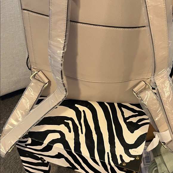 Calpak Cream Backpack with Braided Detail - Picture 11 of 16